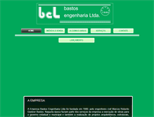 Tablet Screenshot of bastosengenharia.com
